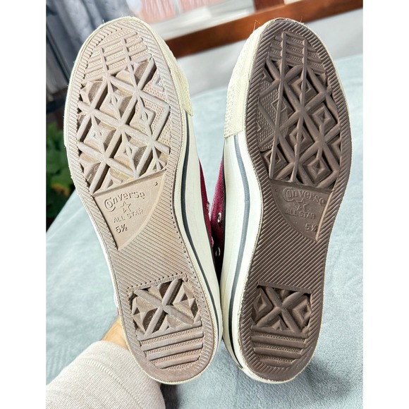 Vintage Converse All Star Shoes Mens Size 5.5 High Top Made USA 80s Sneakers - Picture 8 of 12